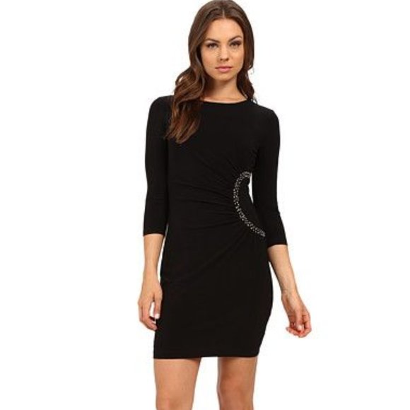 JESSICA SIMPSON black mini dress size 14